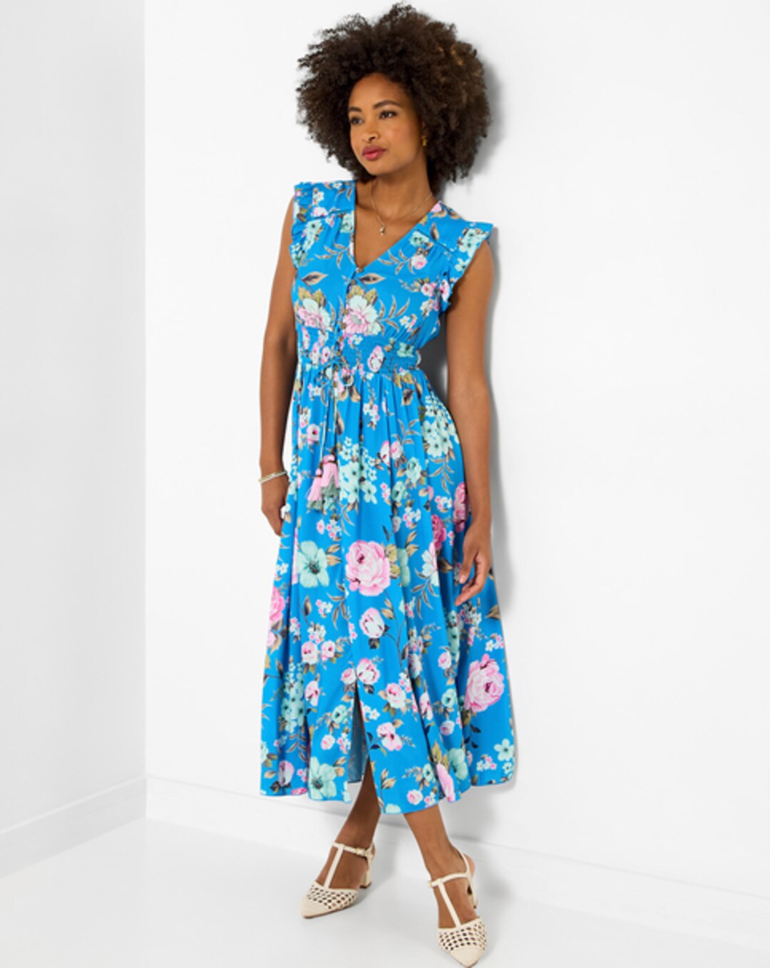 joe browns dresses size 18 Joe Browns Summer Days Printed Maxi Dress – luscious scarves main image 0