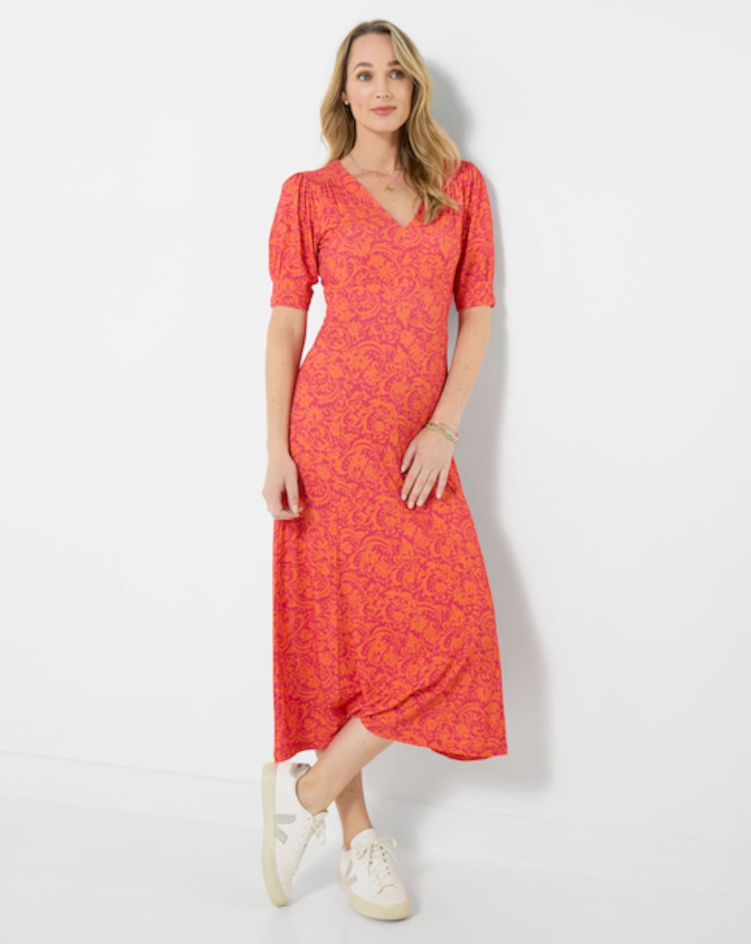 joe browns red dress Layla Mini Dress – Golden Brown The Label main image 0