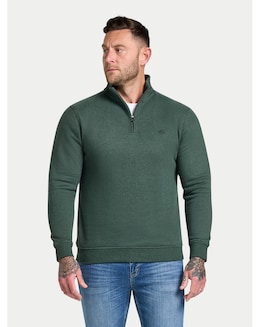 Raging Bull Classic Jersey Quarter Zip Sweat Forest