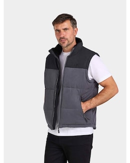 Raging Bull Two Tone Gilet Black