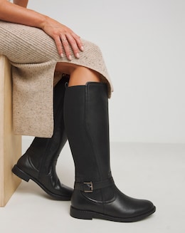 Fala Leather Riding Boots - Extra Wide Fit (EEE) &amp; Super Curvy Calf