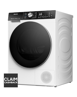 Hisense 5S Series DH5S102BW 10Kg Heat Pump Tumble Dryer - White