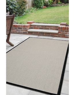 Indoor and Outdoor Border Rug