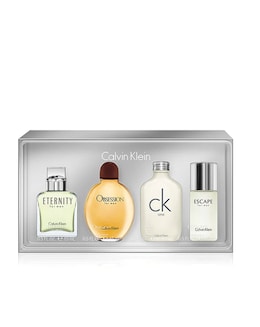 Calvin Klein Mens 4 Piece 15ml Mini Fragrance Set