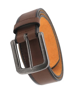 D555 Big &amp; Tall Avant Burnished Edge Belt 3.50 Cm Width - Brown