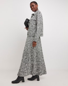 Boucle Full Maxi Skirt