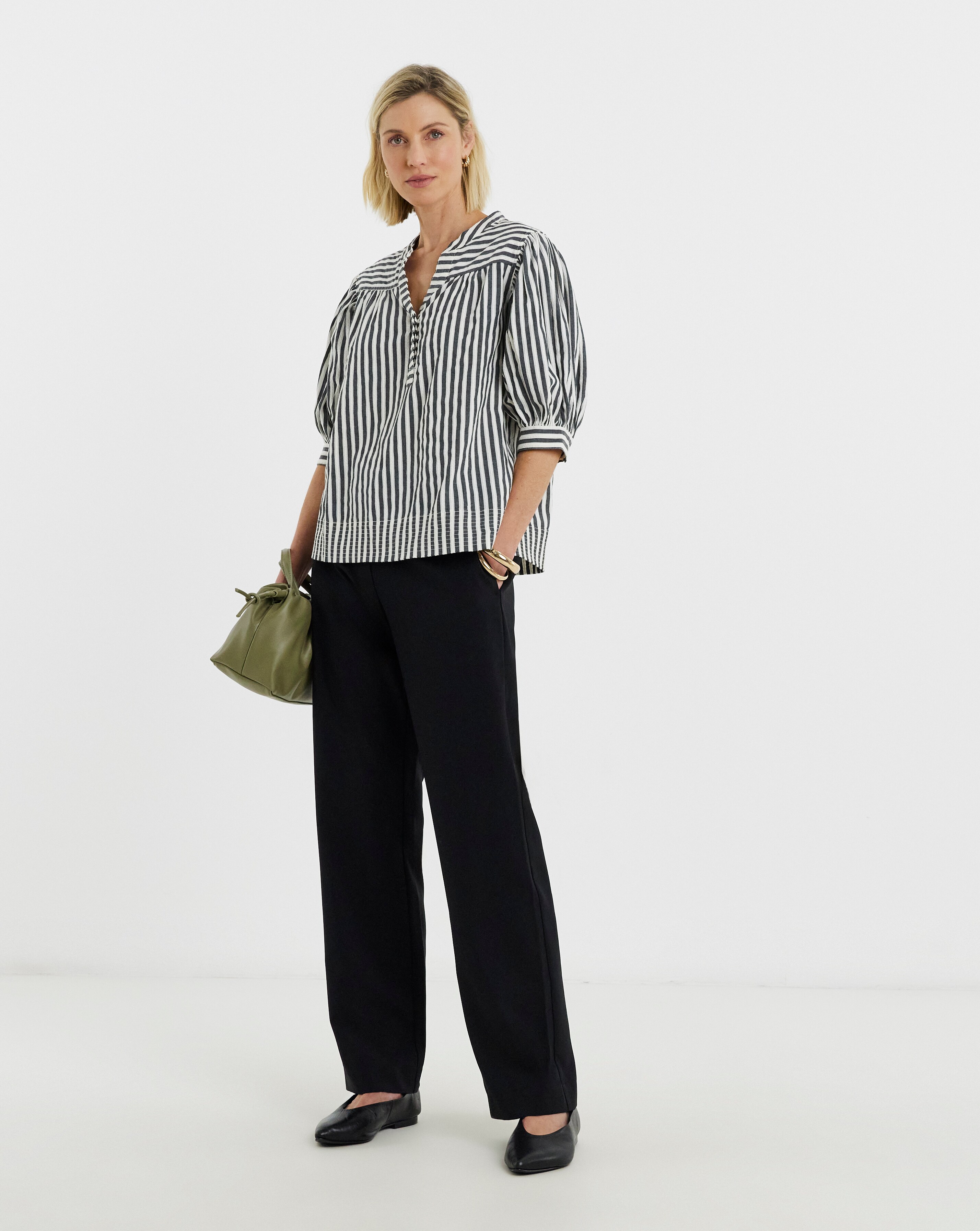 Women's Plus Size Straight Leg Trousers | Ambrose Wilson
