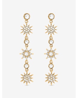 Mood Hematite Crystal Celestial Drop Earrings