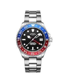 Rotary Men's Seamatic GMT Bracelet Watch