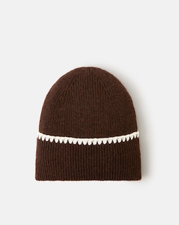 Accessorize Whipstitch Beanie Hat