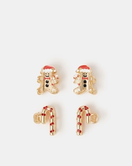 Accessorize 4-Pack Mini Christmas Claw Clips