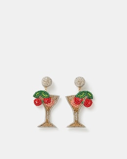 Accessorize Beaded Cocktail Drop Earrings