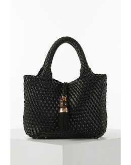 Luella Grey Suky Black Woven Crossbody