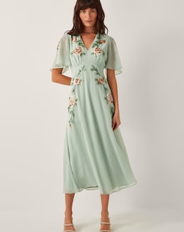 Monsoon Cora Embellished Floral Dress