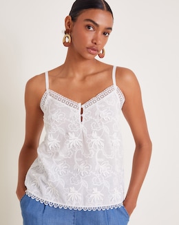 Monsoon Rosie Embroidered Cami Top