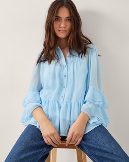 Monsoon Anais Frill Swing Blouse