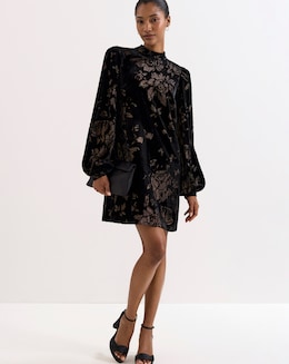 Phase Eight Odette Sequin Black Dress