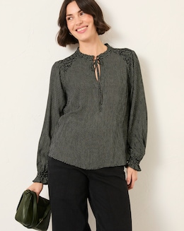 Fatface Lucy Spot Blouse