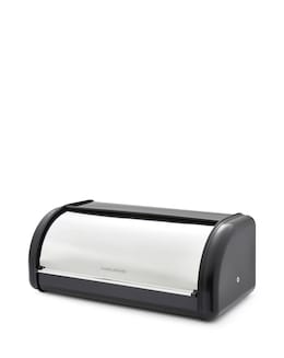 Morphy Richards Roll Front Bread Bin - Black