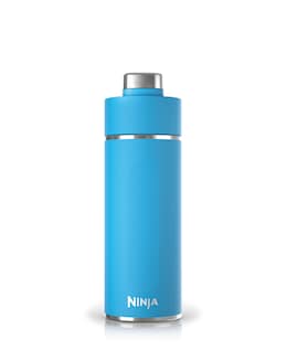 Ninja Thirsti Carbonated 530ml 18oz Bottle with Carbonation Lid in Tropical Blue