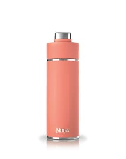 Ninja Thirsti Carbonated 700ml 24oz Bottle with Carbonation Lid in Coral