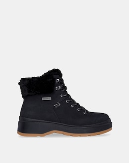 Skechers Park City Cozy Hiker Lace Up Wedge Boot - Standard Fit