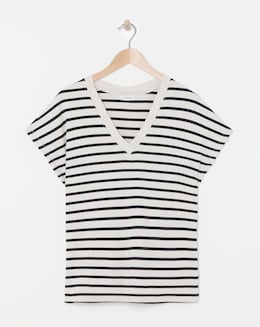 Anthology Stripe V-Neck T-Shirt