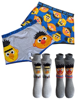 Mens Bert &amp; Ernie 2pk Gift Set