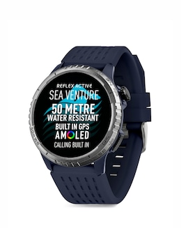 Reflex Active Venture AMOLED 50m Swim GPS Silicone Strap Smart Watch - Blue