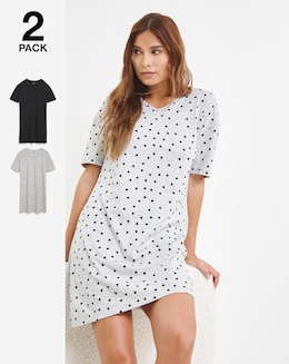 Pretty Secrets (2 Pack) Back to Basics Value Nighties