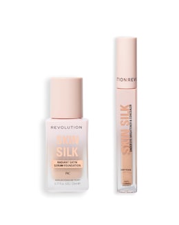 Revolution Skin Silk Radiant Skin Foundation 4 &amp; Concealer light Peach Duo