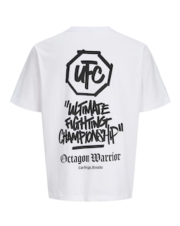 Jack &amp; Jones UFC Back Graphic T-Shirt - White
