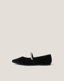 Monsoon Elia Embellished Velvet Pumps
