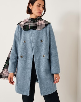Monsoon Lily Double Breasted Boucle Coat