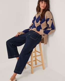 Monsoon Ann Argyle Knit Jumper