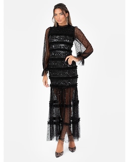Maya Deluxe Embellished Dress