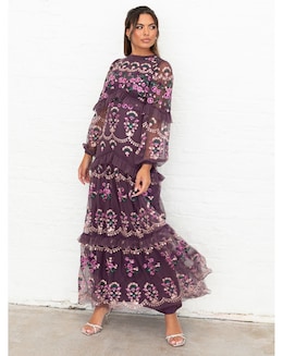 Maya Deluxe Embroidered Dress