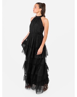 Anaya Metallic thread Dress