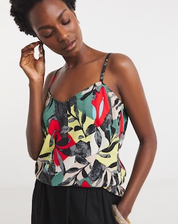 Printed Strappy Cami