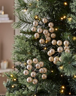 Gisela Graham Pearl Tree Picks - Set of 5