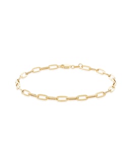 9ct Yellow Gold Paper Chain Bracelet