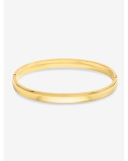 Jon Richard Sterling Silver Plated Stainless Steel Polished Bangle