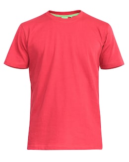 D555 Big &amp; Tall Flyers Premium Weight Combed Cotton Crew Neck T-Shirt - Red