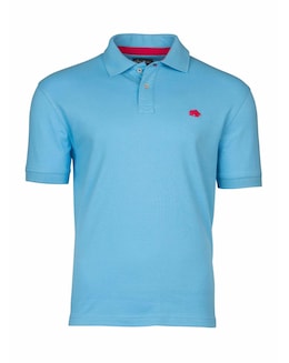 Raging Bull Classic Organic Polo Sky Blue