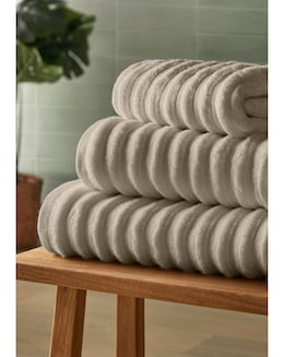 Silentnight Ribbed Cotton Towels Packs of 2