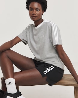 adidas 3 Stripe Boyfriend T-Shirt