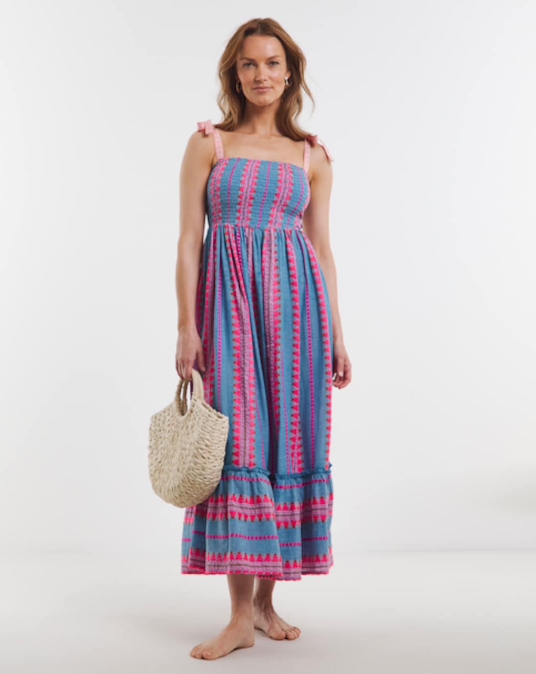 beach summer dresses for women White and sexy women summer dress – Dream Closet Couture main image 1