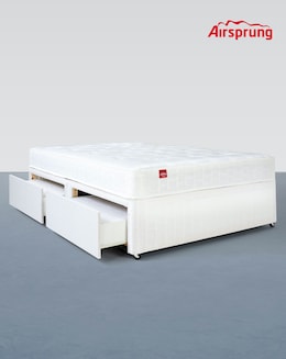 Airsprung Sacramento Deep Quilt Divan Set with 4 Drawers