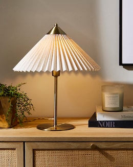 Pleated Table Lamp