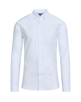 Raging Bull Long Sleeve Classic Oxford Shirt White